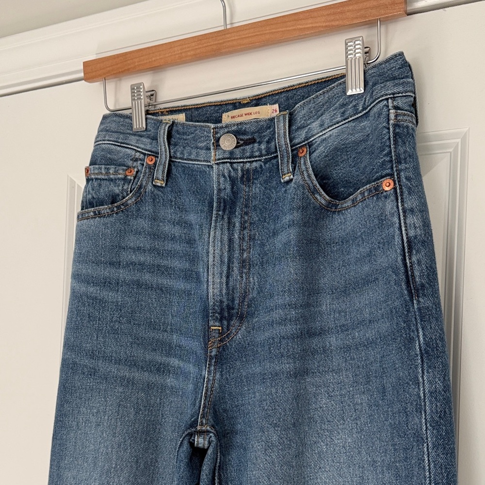 Levi's Ribcage Wide Leg Denim